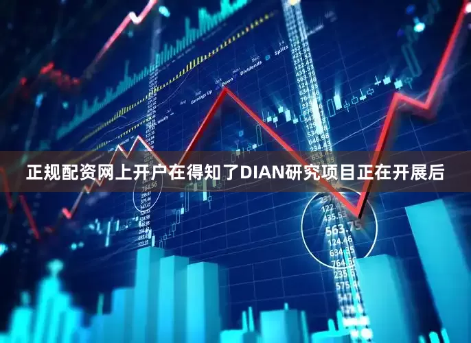 正规配资网上开户在得知了DIAN研究项目正在开展后
