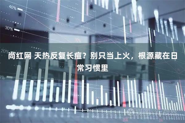 尚红网 天热反复长痘？别只当上火，根源藏在日常习惯里