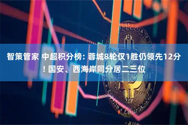 智策管家 中超积分榜: 蓉城8轮仅1胜仍领先12分! 国安、西海岸同分居二三位
